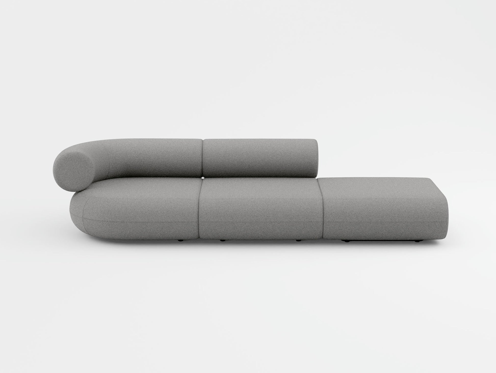 Fat 3-Seater Modular Sofa by Tom Dixon - Right Open End /  Left Armrest / Hallingdal 130