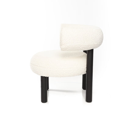 Fat Lounge Chair Wood by Tom Dixon - Black Stained Ash / Elle 200