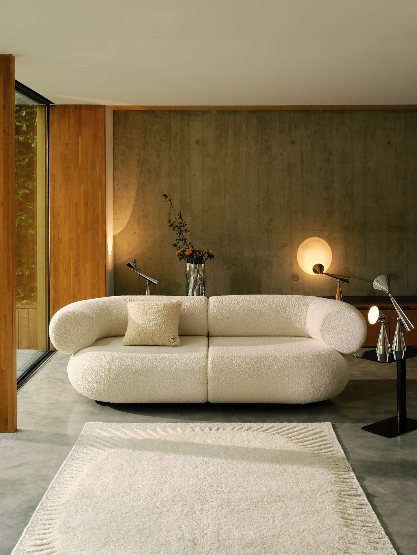 Tom Dixon Fat 2.5-Seater Sofa / Upholstered in Elle 200