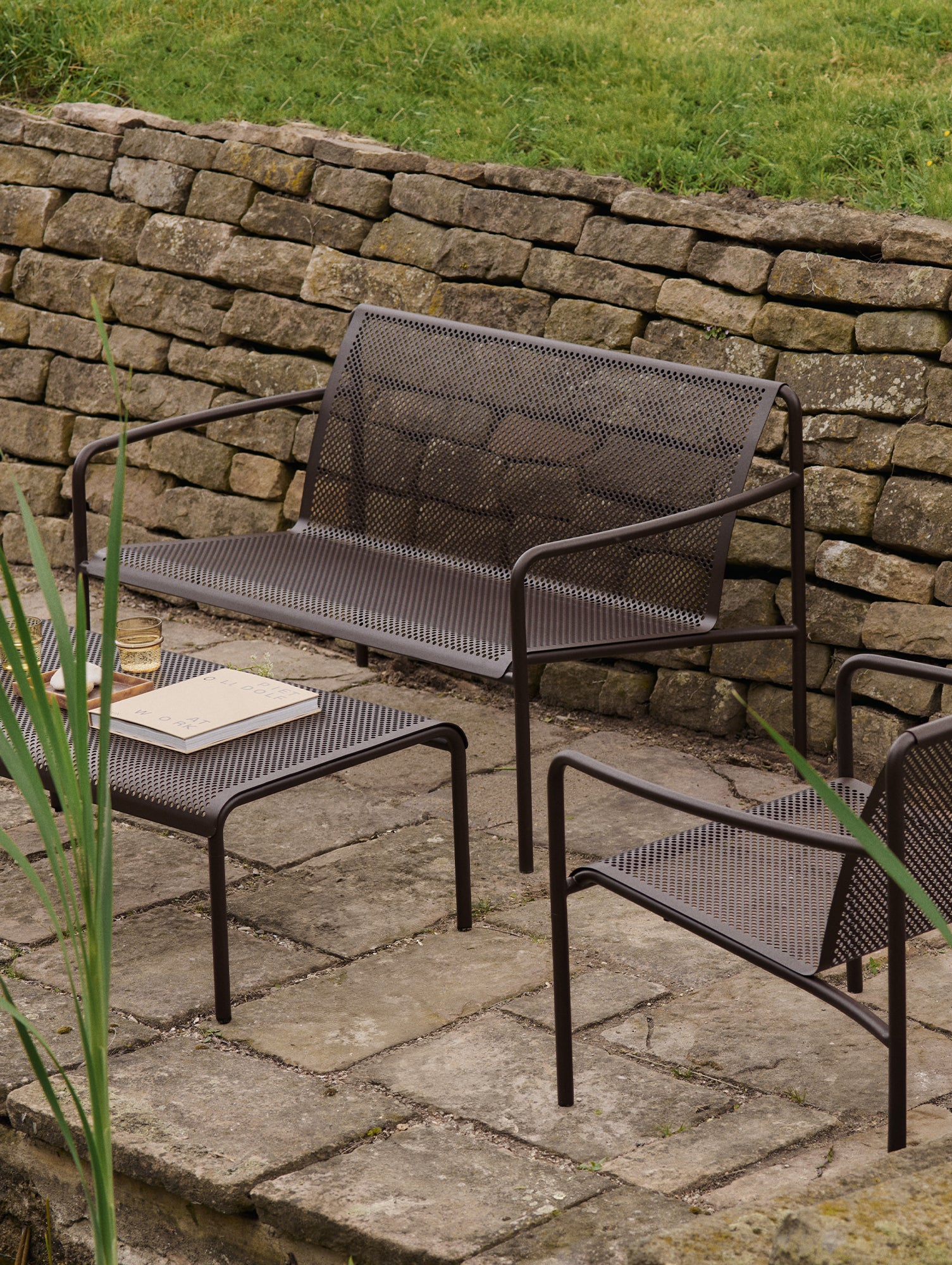 Dapple Lounge Armchair by Ferm Living - Dark Chocolate