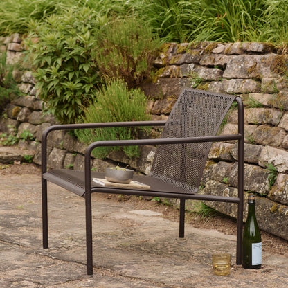 Dapple Lounge Armchair by Ferm Living - Dark Chocolate