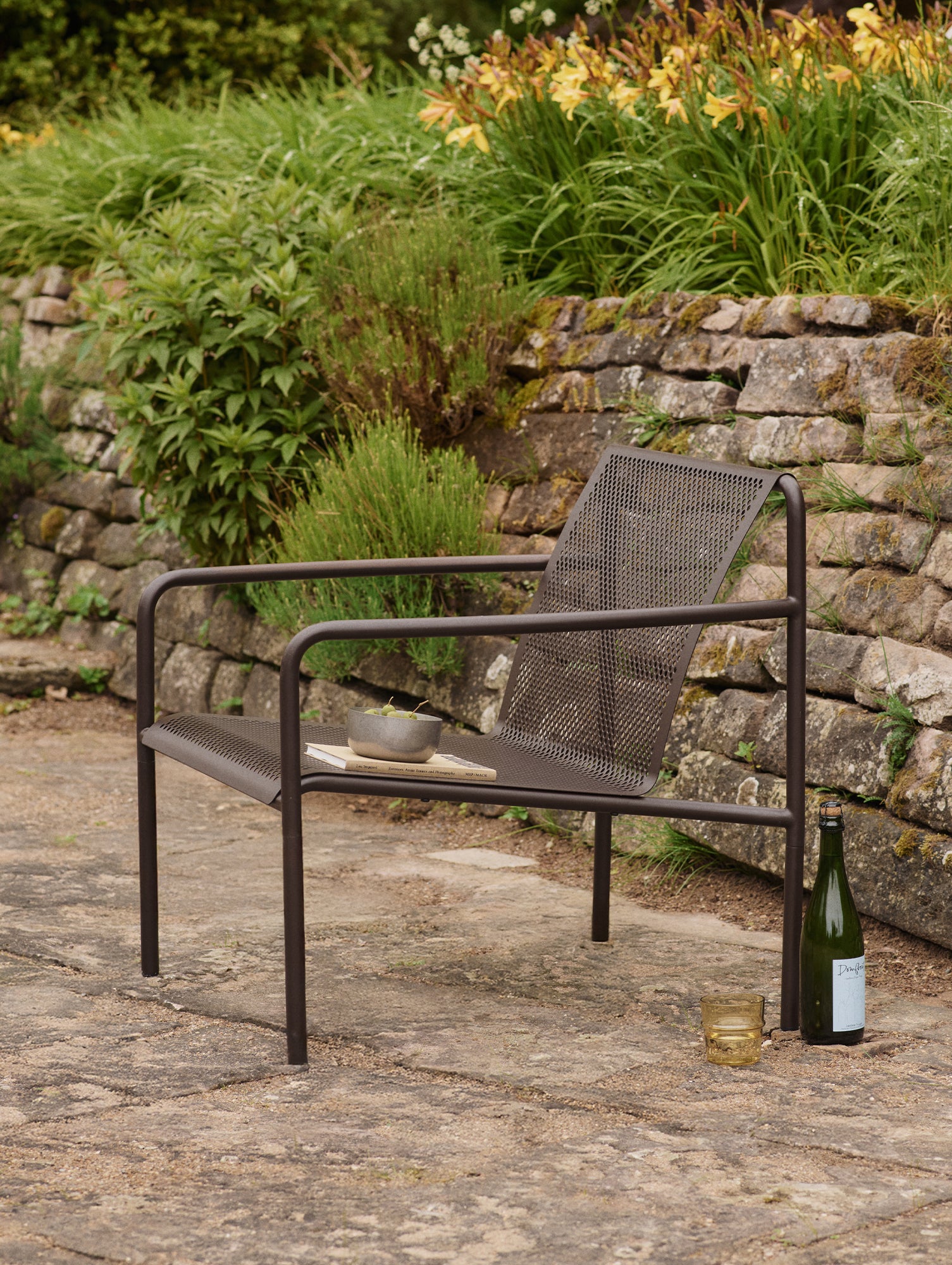 Dapple Lounge Armchair by Ferm Living - Dark Chocolate