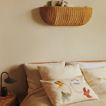 Swif Bird Embroidered Cushion by Ferm Living