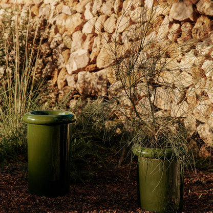 Rollo Pot by Ferm Living - Moss Green