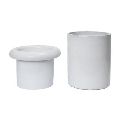 Rollo Pot by Ferm Living - Small / White