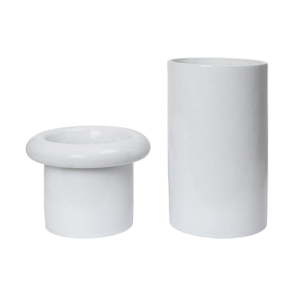 Rollo Pot by Ferm Living - Large / White