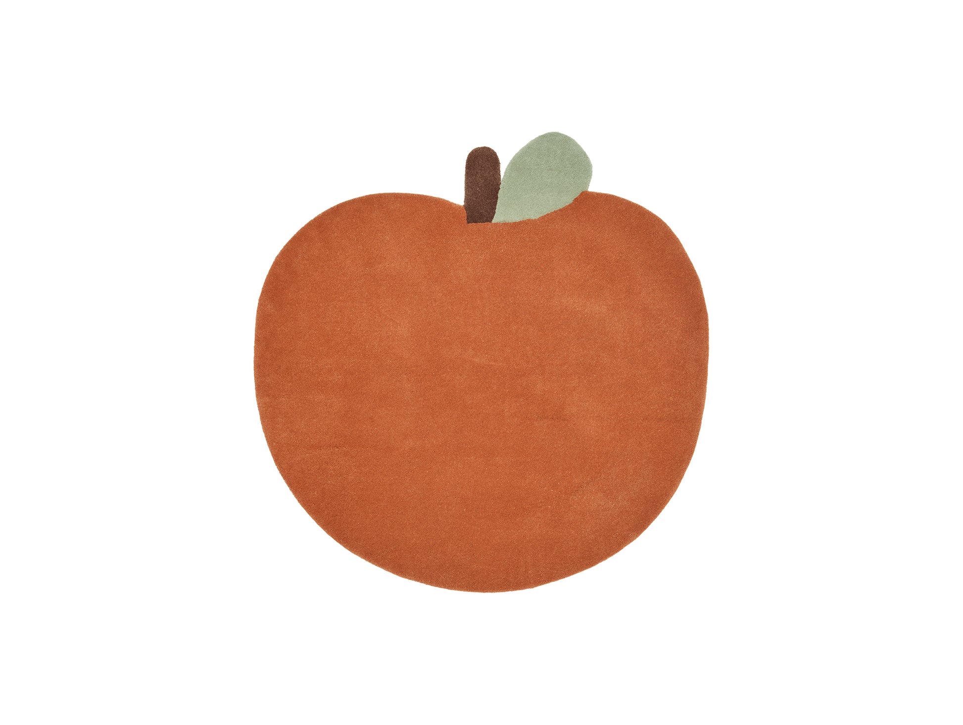 Apple Tufted Rug by Ferm Living - Brown Clay