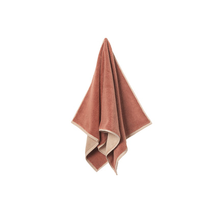 Ekko Bath Towel by Ferm Living - Mocha / Cashmere