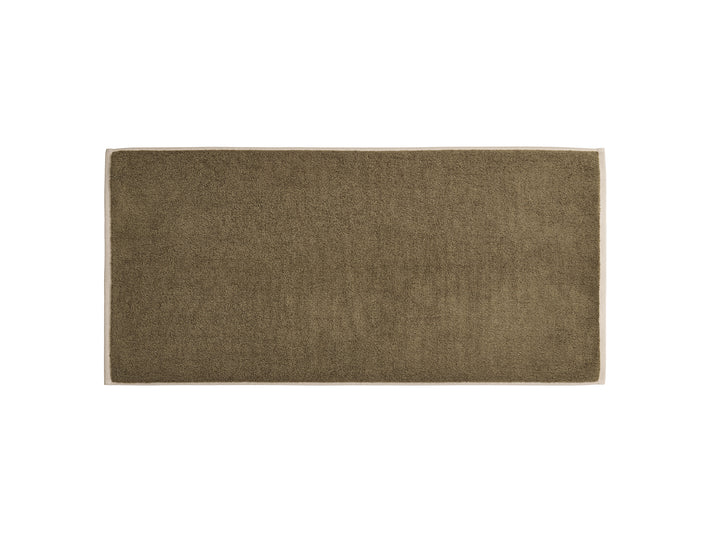 Ekko Hand Towel by Ferm Living - Olive / Cashmere