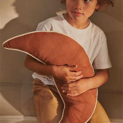 Moon Cushion by Ferm Living - Brown Clay
