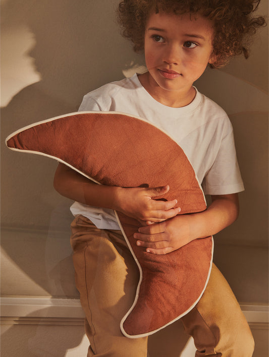 Moon Cushion by Ferm Living - Brown Clay