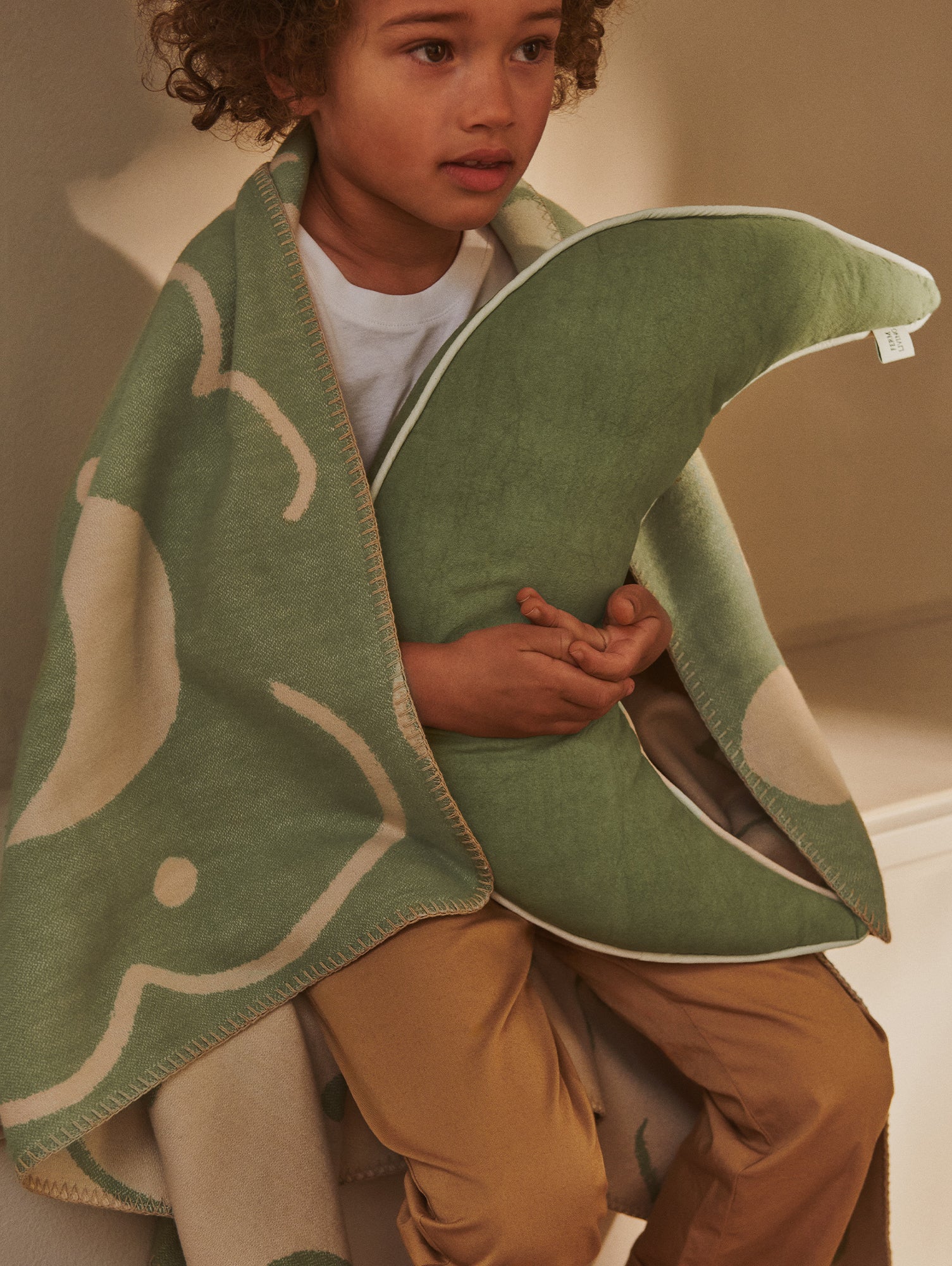 Moon Cushion by Ferm Living - Tea Green