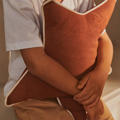 Star Cushion by Ferm Living - Brown Clay