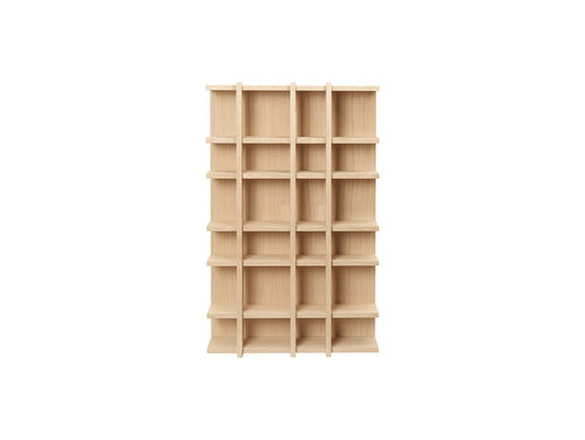 Tilem Shelf by Ferm Living - 4x6 / Natural Oak Veneer