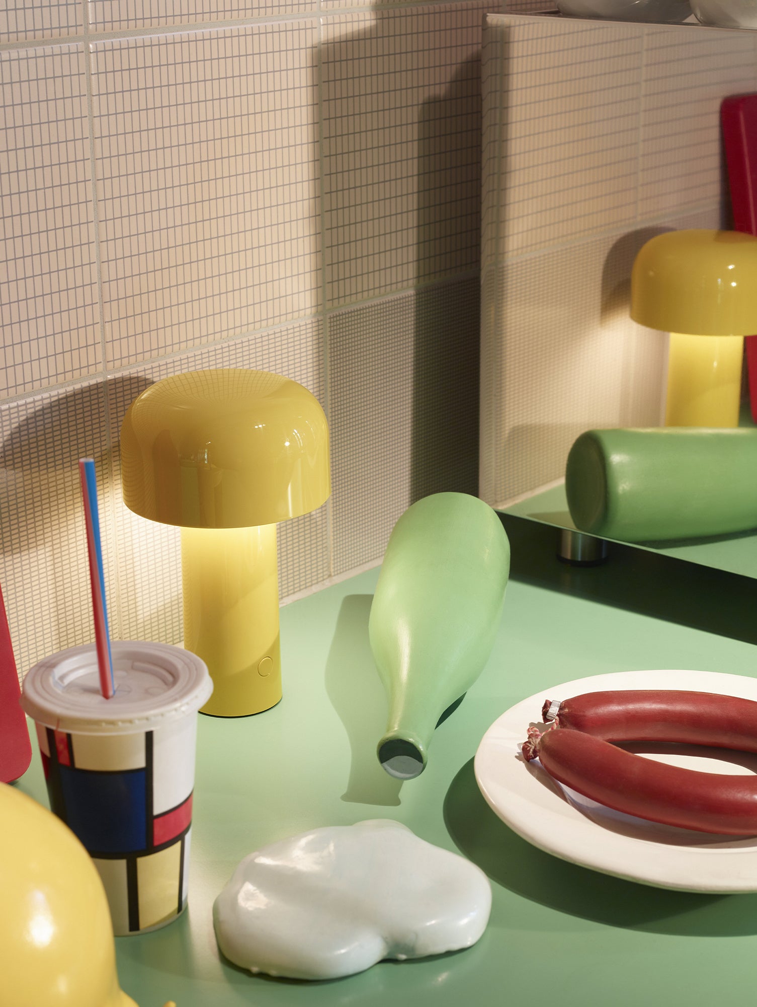 Bellhop Portable Lamp by Flos - Yellow