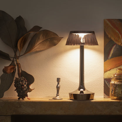 Bon Jour Unplugged Portable Lamp by Flos - Copper / Fumée Crown