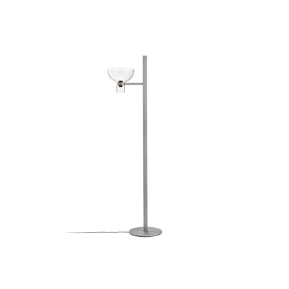 Nocturne Floor 1 Lamp by Flos - Bowl / Silver