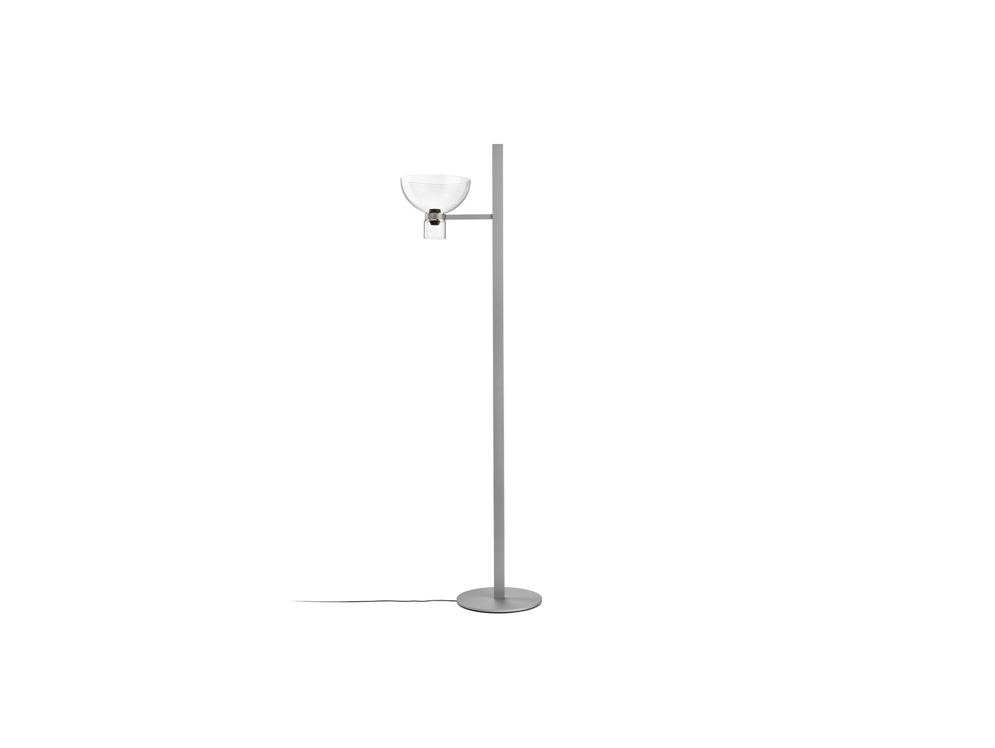 Nocturne Floor 1 Lamp by Flos - Bowl / Silver