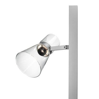 Nocturne Floor 1 Lamp by Flos - Cone / Silver
