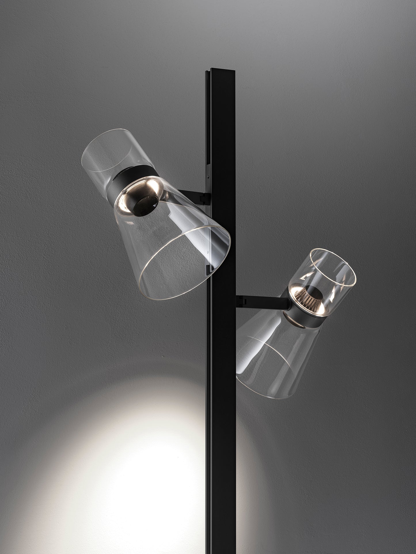 Nocturne Floor 2 Lamp by Flos - Cone / Black