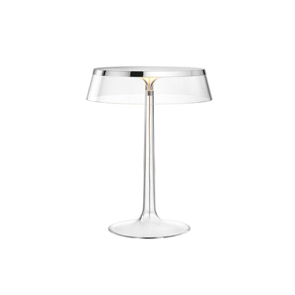 Bon Jour Table Lamp by Flos - Transparent / Chrome