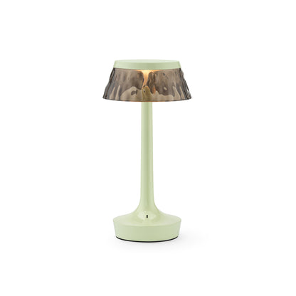 Bon Jour Unplugged Portable Lamp by Flos - Fresh Mint / Fumée Crown