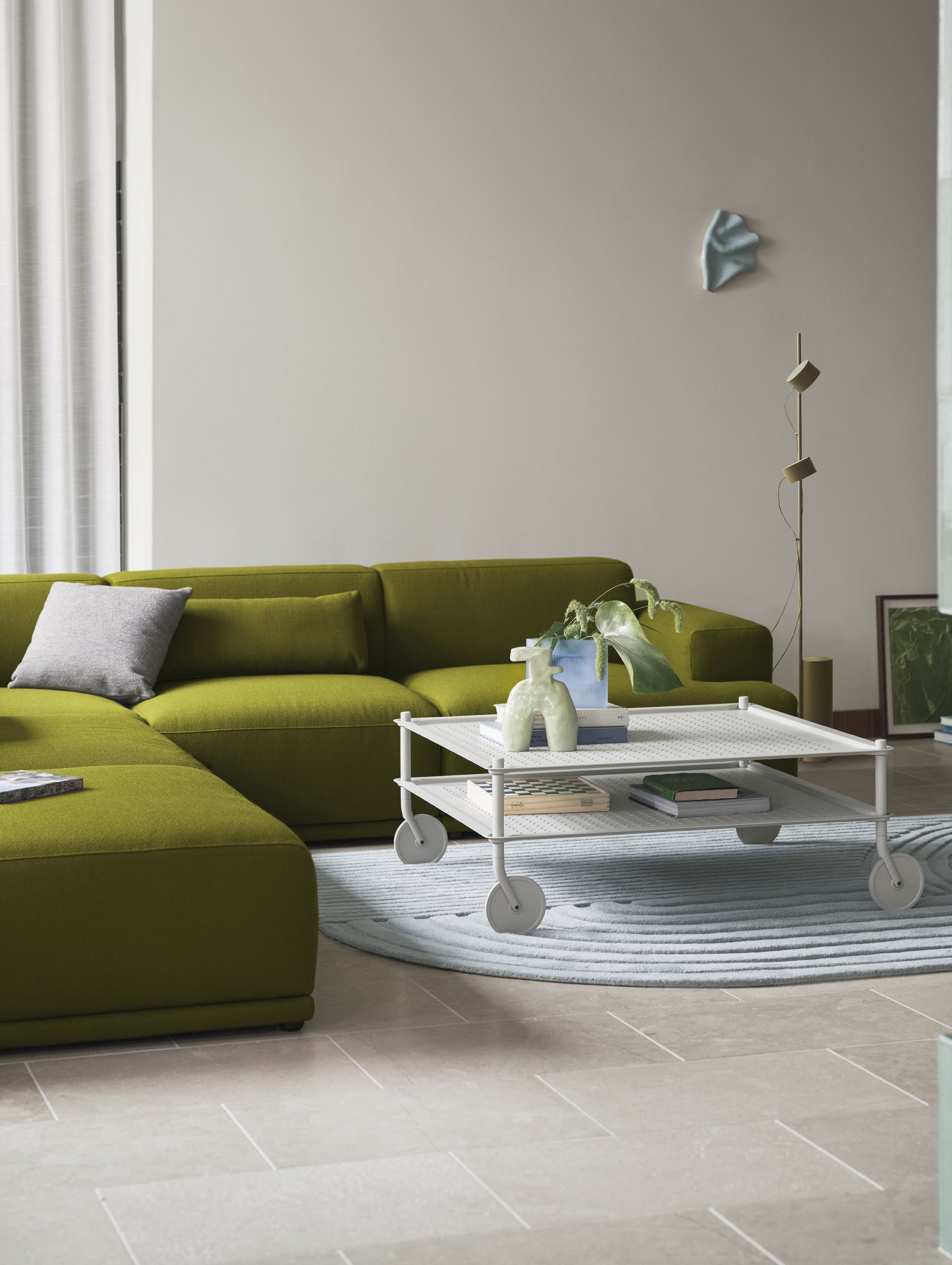 Connect Soft Corner Modular Sofa by Muuto - Configuration 1 / Vidar 4 956