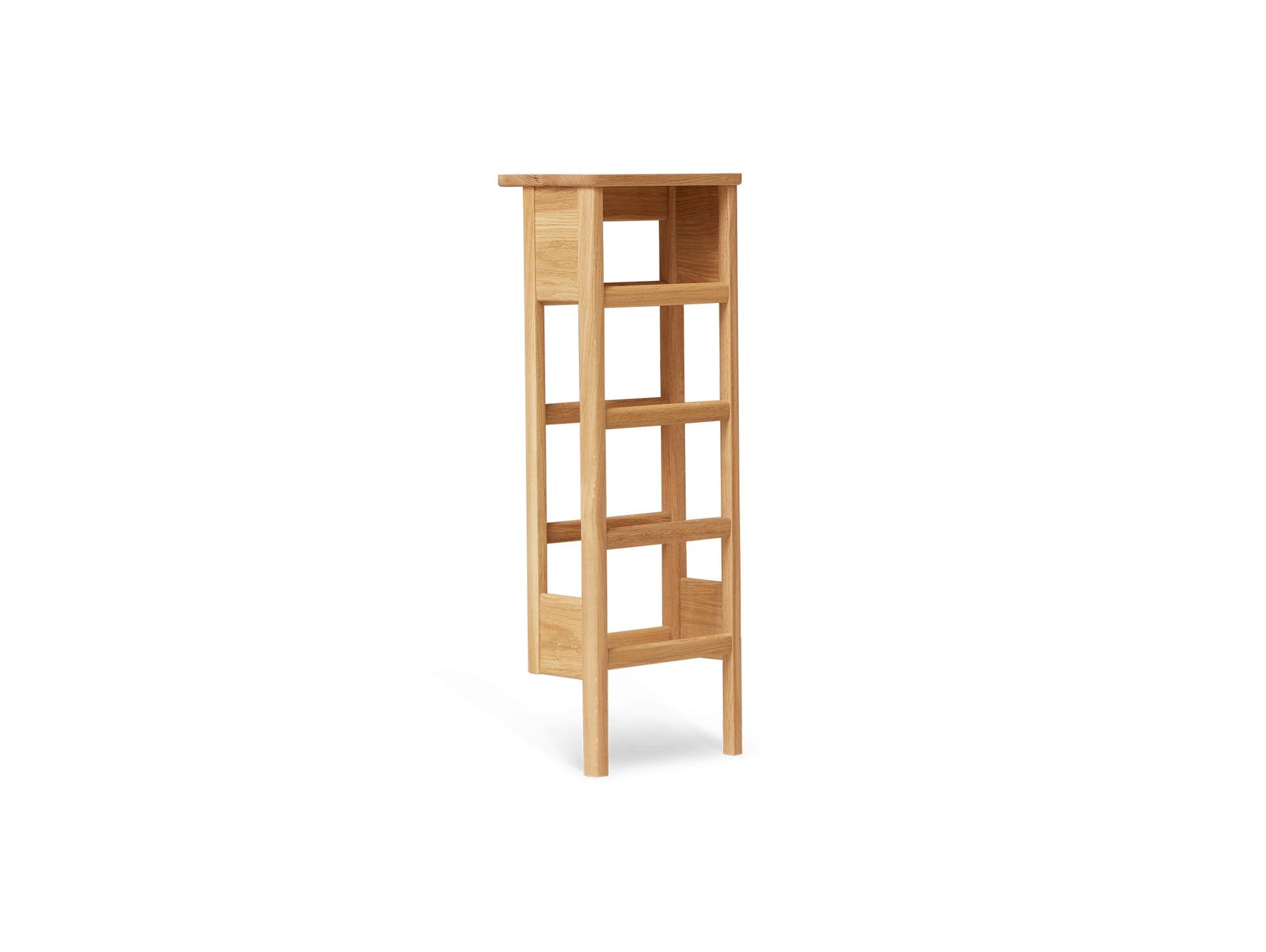 A Line Shoe Rack by Form and Refine - Oiled Oak