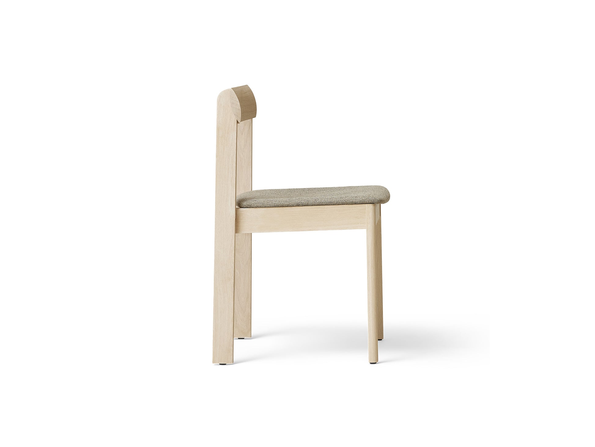 Blueprint Chair Upholstered by Form & Refine - Frame: White Oiled Oak / Seat: Hallingdal 65 227