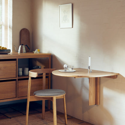 Trefoil Folding Wall Table by Form & Refine
