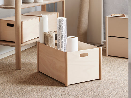 Pillar Storage Box by Form and Refine - Medium / Beech