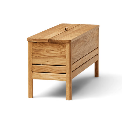 A Line Storage Bench 90 cm by Form & Refine - Oiled Oak