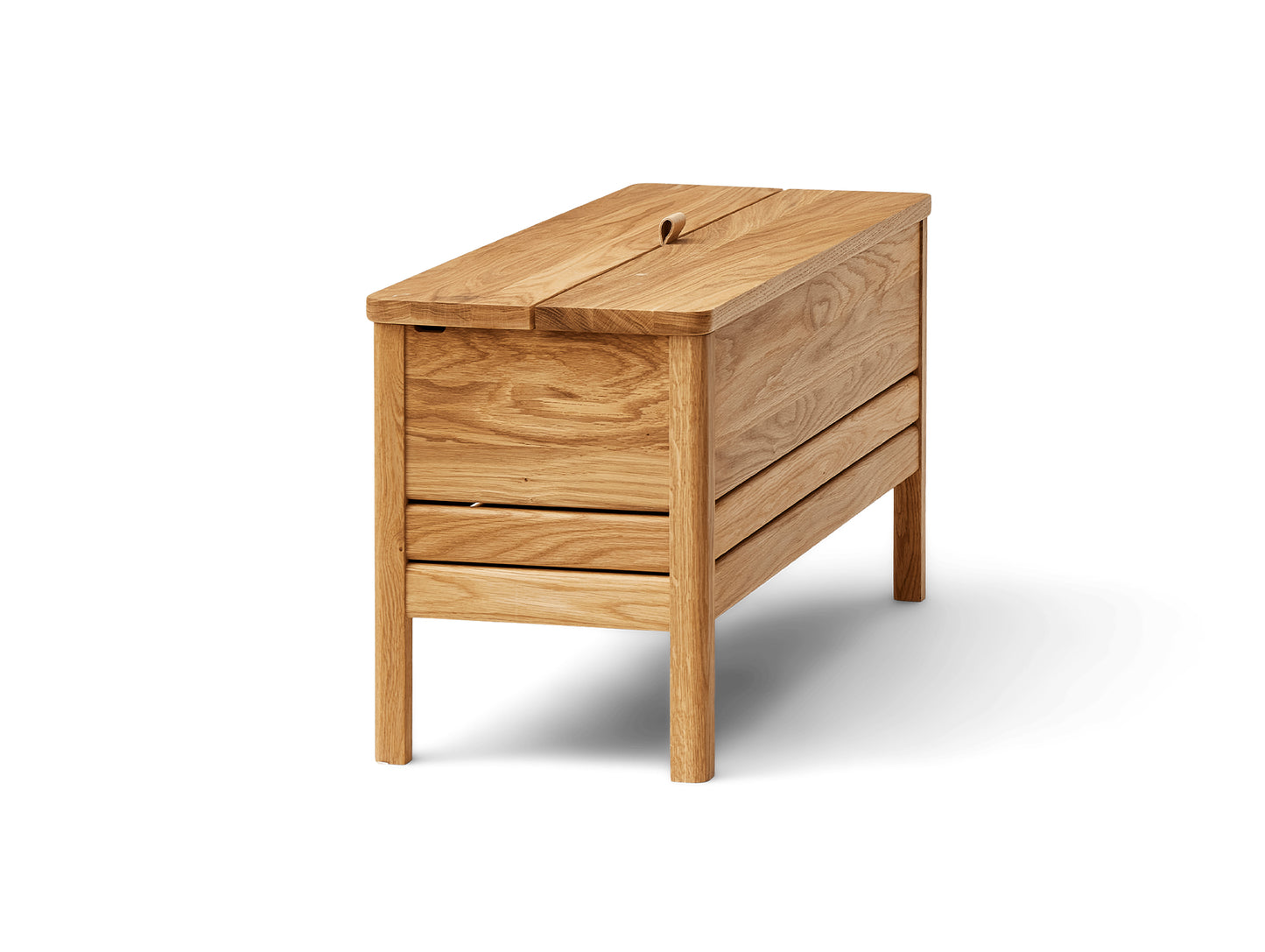 A Line Storage Bench 90 cm by Form & Refine - Oiled Oak