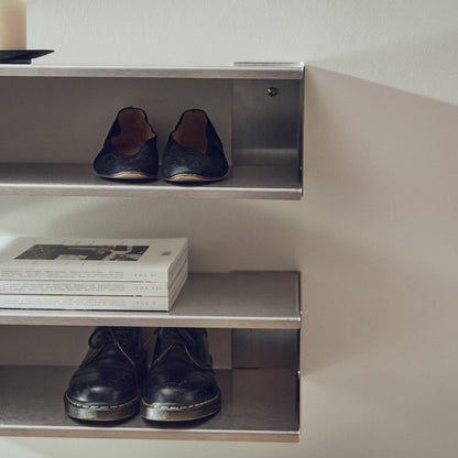 Taper Console & Shoe Rack by Form & Refine