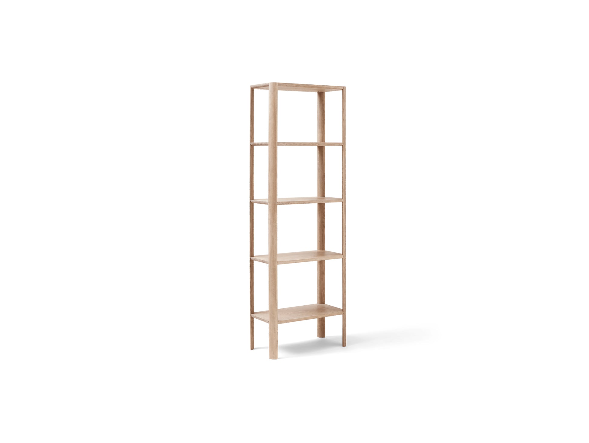 Leaf Shelf by Form and Refine - 0.5x5  / White Oiled Oak