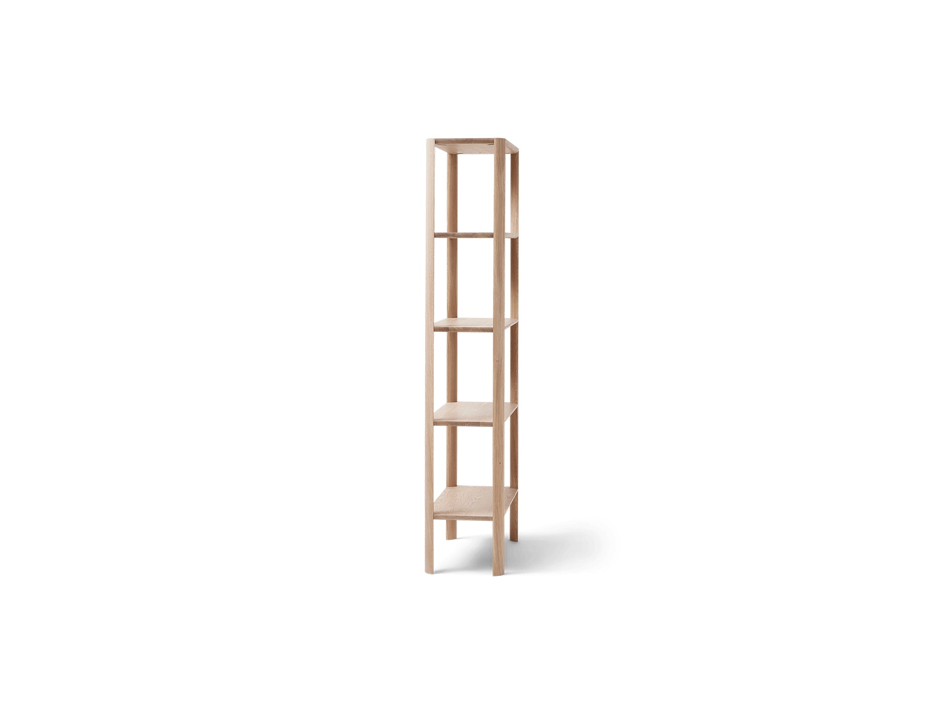 Leaf Shelf by Form and Refine - 0.5x5  / White Oiled Oak