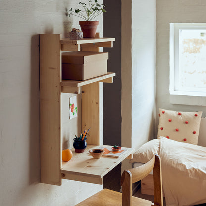 Beam Wall Office Shelf 3 by Form & Refine
