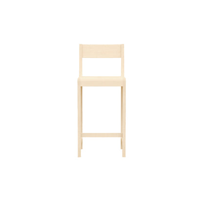 Bar Chair 01 by Frama - 65 cm Height - Oiled Birch
