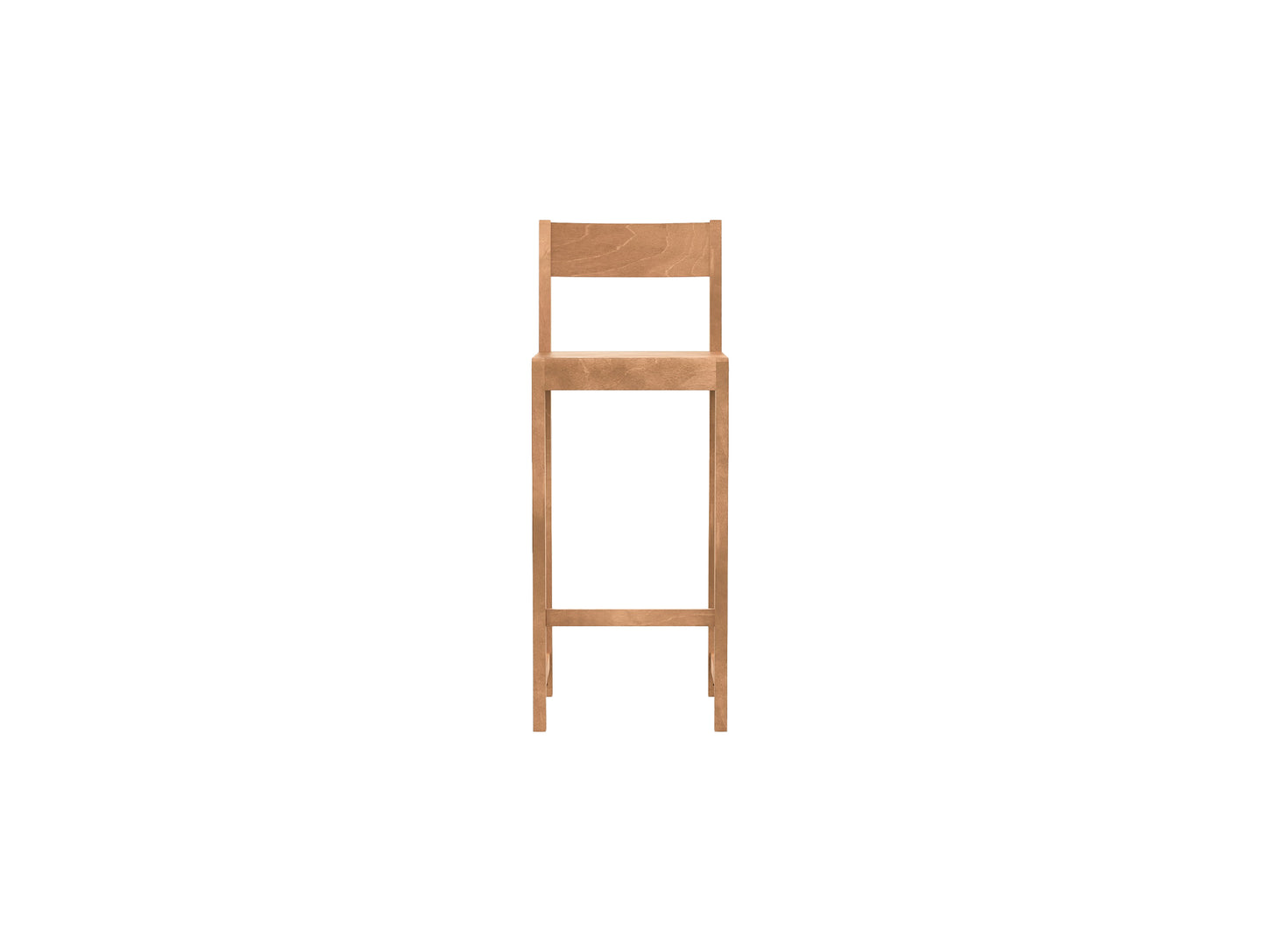 Bar Chair 01 by Frama - 76 cm Height - Warm Brown Oiled Birch