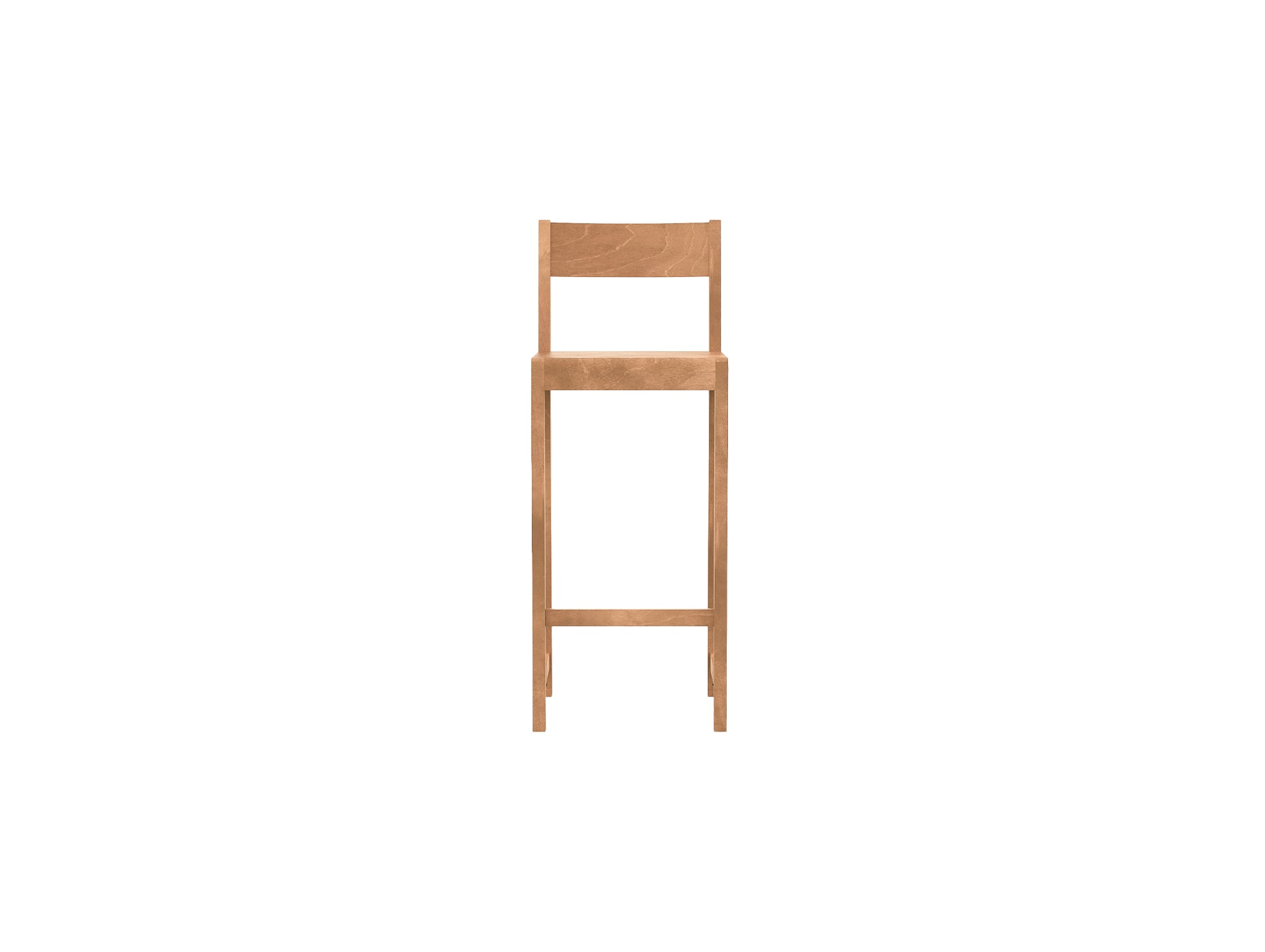 Bar Chair 01 by Frama - 76 cm Height - Warm Brown Oiled Birch