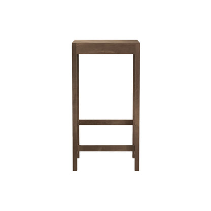 Bar Stool 01 - 76 cm Height - Dark Brown Oiled Birch Wood