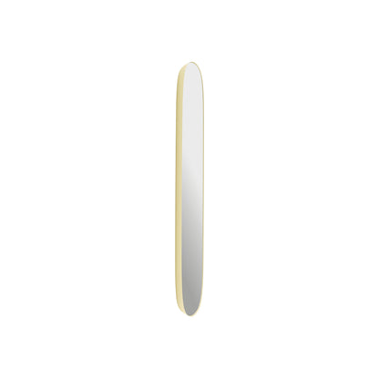 Framed Mirror by Muuto - 118x44 / Light Yellow with Clear Glass