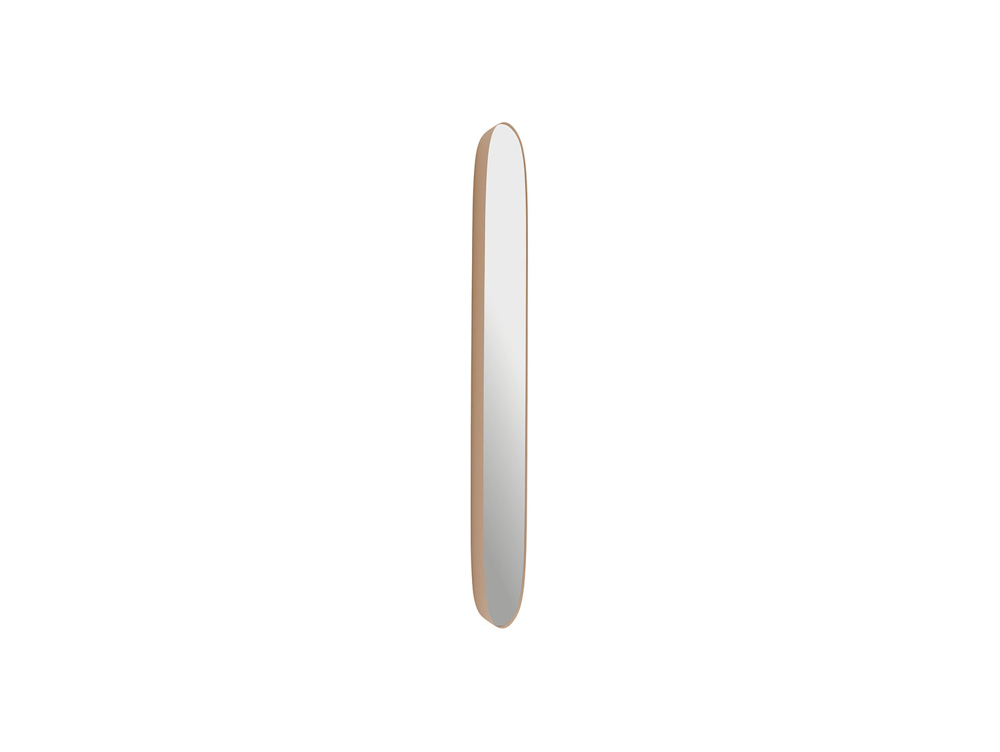 Framed Mirror by Muuto - 118x44 / Rose with Clear Glass