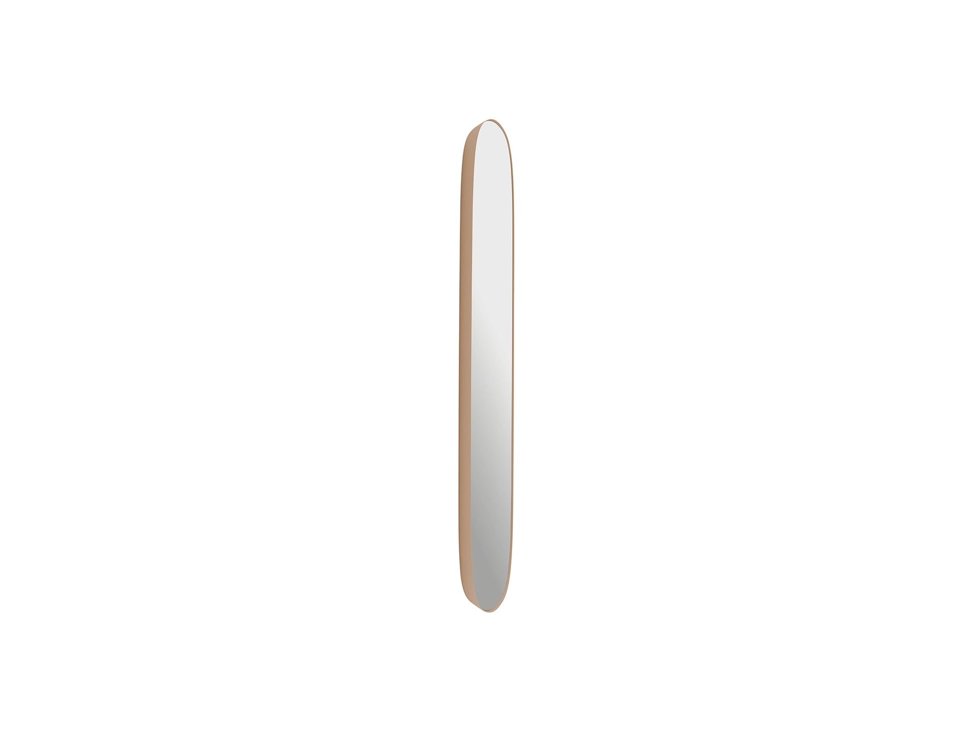 Framed Mirror by Muuto - 118x44 / Rose with Clear Glass