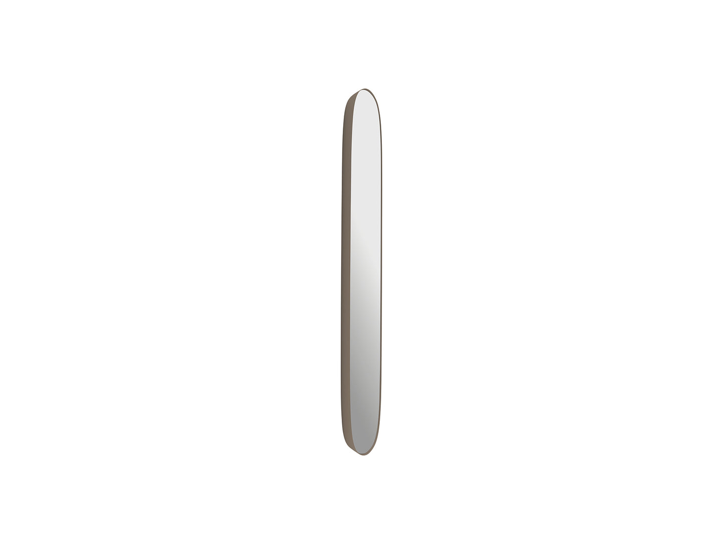 Framed Mirror by Muuto - 118x44 / Taupe with Clear Glass