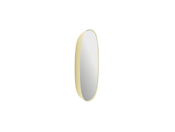 Framed Mirror by Muuto - 40x40 / Light Yellow with Clear Glass