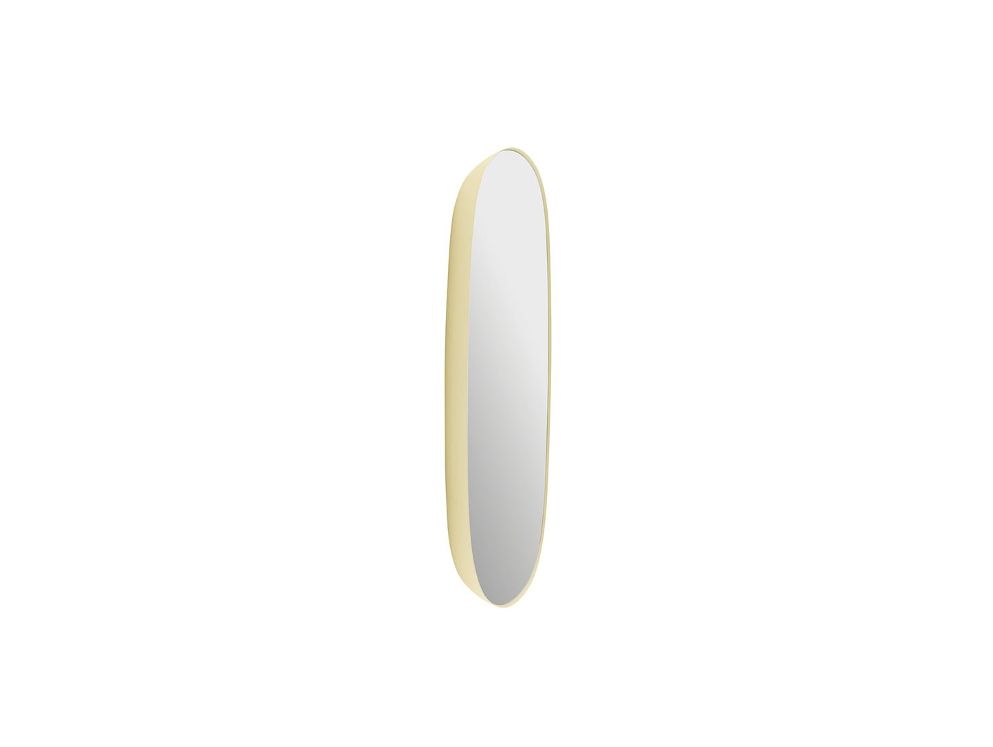 Framed Mirror by Muuto - 59x44 / Light Yellow with Clear Glass