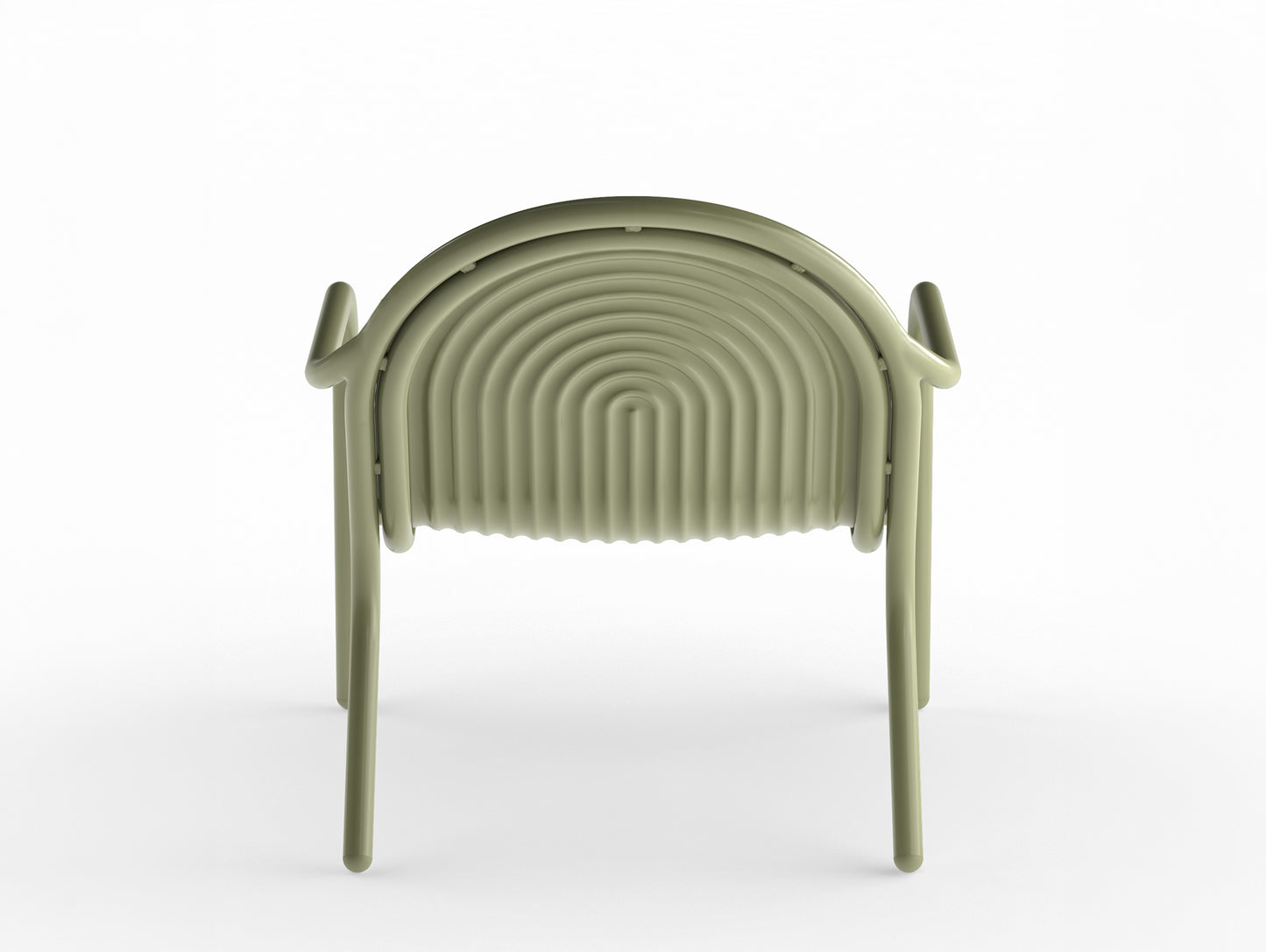 Groove Lounge Chair by Tom Dixon - Moss