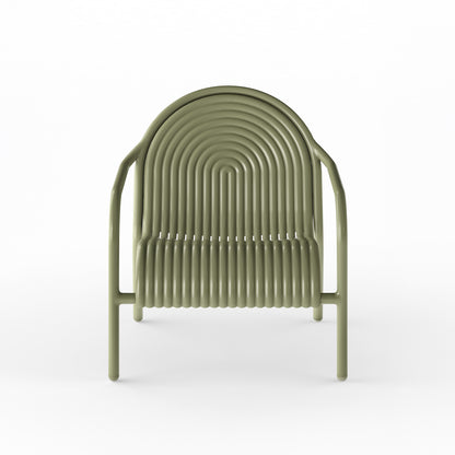 Groove Lounge Chair by Tom Dixon - Moss