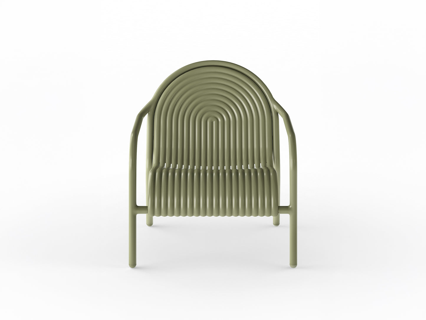 Groove Lounge Chair by Tom Dixon - Moss